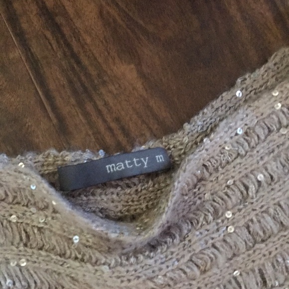 Sequined Oversized Pullover Sweater -M - Picture 3 of 6